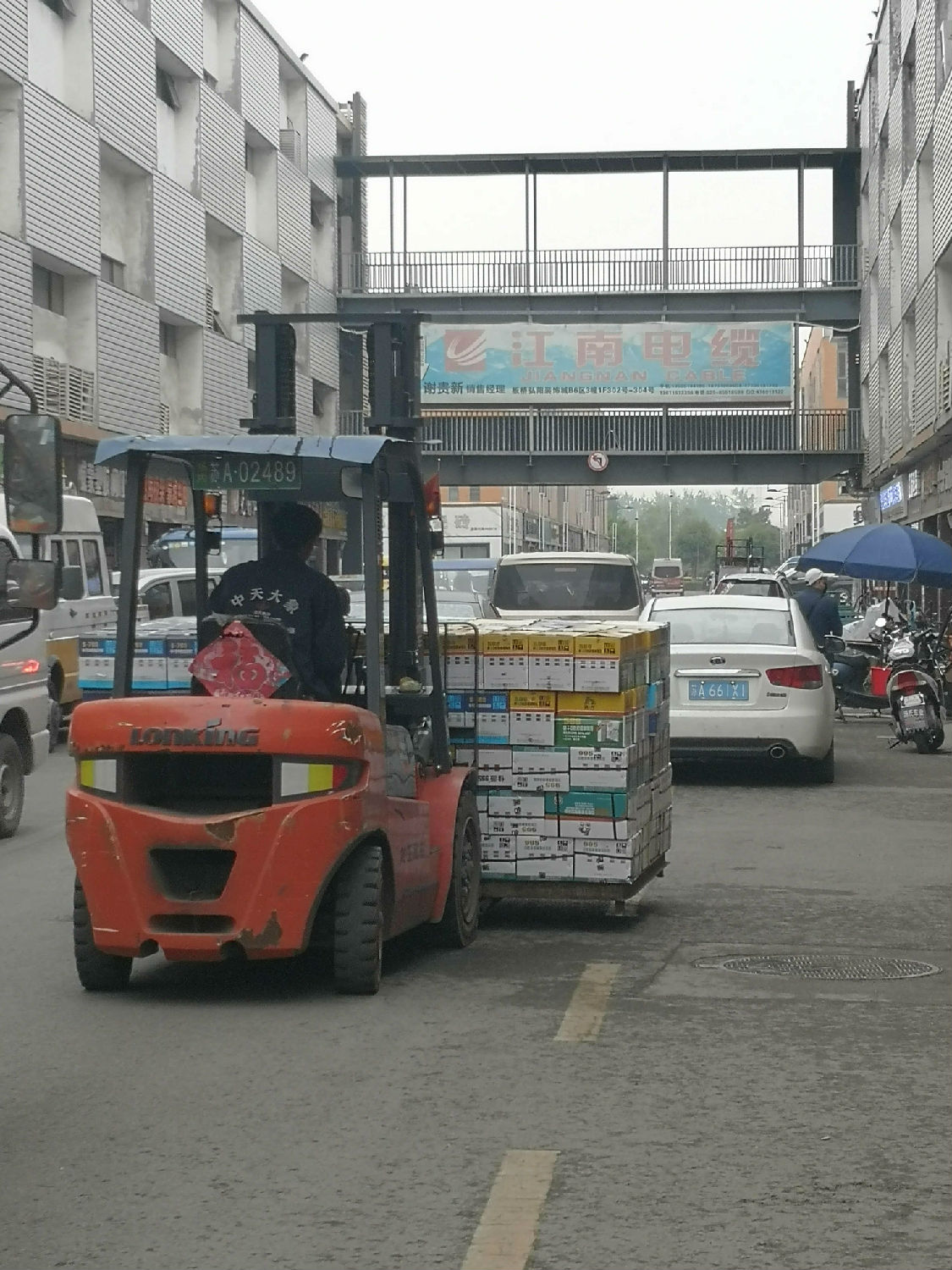 紅太陽(yáng)龍工叉車