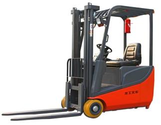 座駕式電動堆高車-龍工三支點(diǎn)電動堆高車